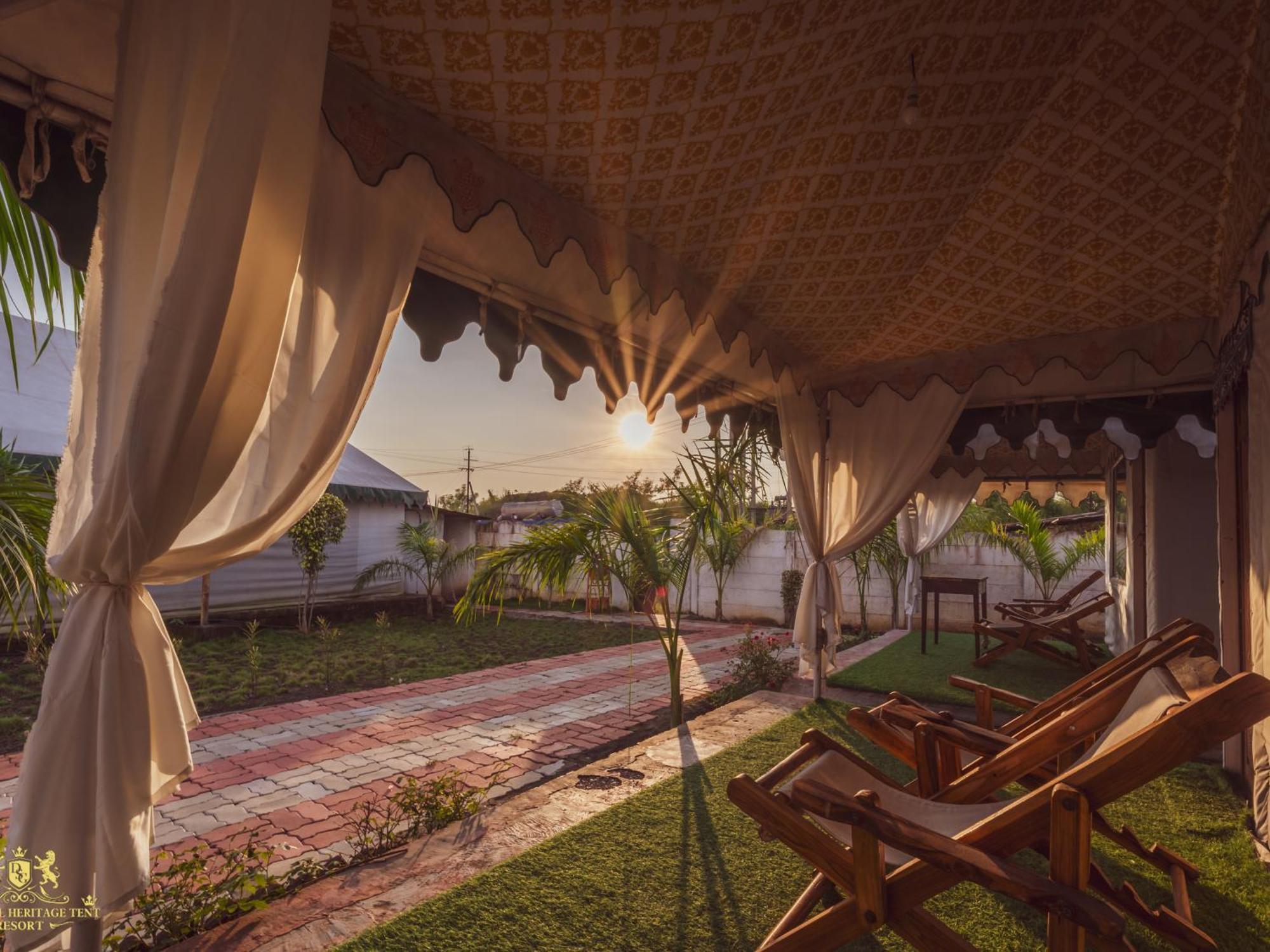 The Royal Heritage Tent Resort- Statue Of Unity Kevadia Exterior photo
